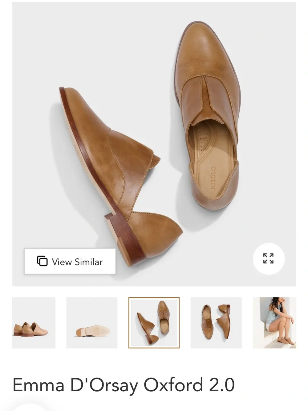 Nisolo Emma D’Orsay Oxford 2.0
